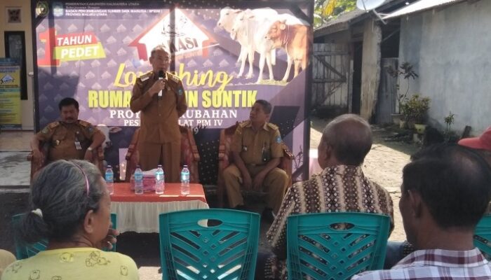 Distan Launching Rumah Kawin Suntik Ternak dan Kampung IB