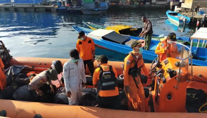 SAR Gabungan Cari Korban Tenggelam di Perairan Halsel