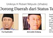 Mampu Dorong Daerah dari Status Tertinggal