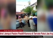 VIDEO: Miris! Jemput Pasien Positif Korona Pakai Jas Hujan