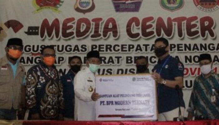 AGK Apresiasi Bantuan APD dari PT. BPR Modern