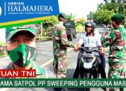 Video: TNI Bersama Satpol PP Sweeping Penggunaan Masker