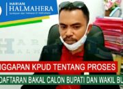 VIDEO : TANGGAPAN KPUD TENTANG PROSES PENDAFTARAN BAKAL CALON BUPATI DAN WAKIL BUPATI