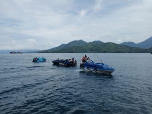 Panik Mesin Terbakar, Penumpang  Speedboat Sofifi -Ternate Loncat ke Laut