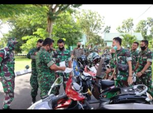 Kodim 1508/Tobelo Tertibkan Kelengkapan Kendaraan Prajurit