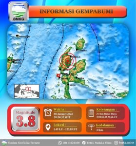 BREAKINGNEWS: Wilayah Halut Diterpa Gempa Beruntun, Tak Berpotensi Tsunami
