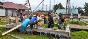 Koramil Galela Karya Bakti Gereja Eppata