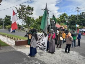 HMI Geruduk Polres Halut, Desak Tangkap Pelaku Pelecehan Seksual