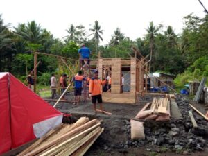 BPBD Halut Mulai Bangun Rumah Terdampak Gempa