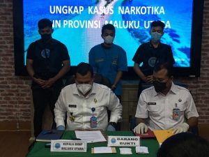 BNNP Malut Gagalkan Kiriman Sabu-Sabu dari Medan
