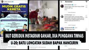 VIDEO : Ikut Geruduk Instagram Ganjar, Dua Punggawa Timnas U-20; Batu Loncatan Sudah Bapak Hancurin