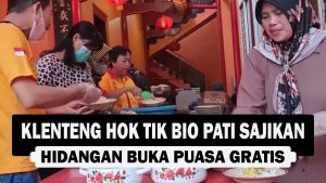 VIDEO : Klenteng Hok Tik Bio Pati Sajikan Hidangan Buka Puasa Gratis