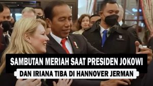 VIDEO : Sambutan Meriah Saat Presiden Jokowi dan Iriana Tiba di Hannover Jerman