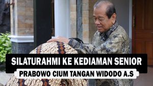 VIDEO : Silaturahmi ke Kediaman Senior, Prabowo Cium Tangan Widodo A.S