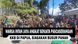 VIDEO : Warga Intan Jaya Angkat Senjata Pascaserangan KKB di Papua, Siagakan Busur Panah