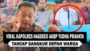 VIDEO : Viral Kapolres Nagekeo AKBP Yudha Pranata Tancap Sangkur Depan Warga