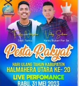 THR ASN Belum Dibayar, Pemkab Halut Malah Datangkan Artis Di HUT Kabupaten