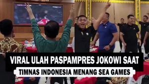 VIDEO : Viral, Ulah Paspampres Jokowi Saat Timnas Indonesia Menang SEA Games