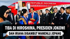 VIDEO : Tiba di Hiroshima, Presiden Jokowi dan Iriana Disambut Wamenlu Jepang