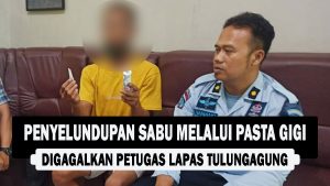 VIDEO : Penyelundupan Sabu Melalui Pasta Gigi Digagalkan Petugas Lapas Tulungagung