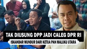 VIDEO : Tak Diusung DPP Jadi Caleg DPR RI, Iskandar Mundur dari Ketua PAN Maluku Utara