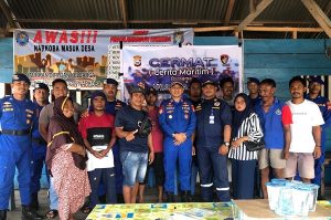 Kegiatan Cermat Polairud Halut, Warga Curhat Kesulitan BBM Hingga Kerusakan Pelabuhan Speedboat