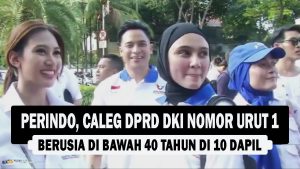 VIDEO : Perindo, Caleg DPRD DKI Nomor Urut 1 Berusia di Bawah 40 Tahun di 10 Dapil