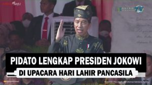 VIDEO : Pidato Lengkap Presiden Jokowi di Upacara Hari Lahir Pancasila