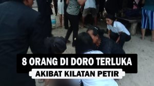 VIDEO : 8 Orang di Doro Terluka Akibat Kilatan Petir