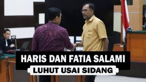 VIDEO : Haris dan Fatia Salami Luhut Usai Sidang