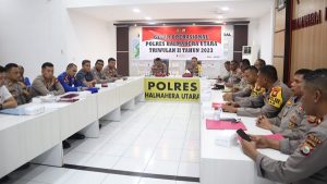 Matangkan PAM Pemilu 2024, Polres Halut Gelar Operasi Triwulan II 2023