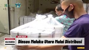 VIDEO : Dinsos Malut Mulai Distribusi Bantuan ke Daerah Terdampak Bencana