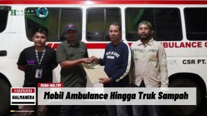 VIDEO : IWIP Terus Kontribusi, Giliran Kabupaten Haltim Diberi Mobil Ambulance Hingga Truk Sampah