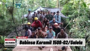 VIDEO : Babinsa Koramil 1508 02/Galela Bantu Warga Perbaiki Jembatan Tani