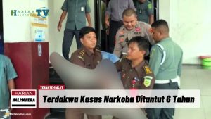 VIDEO : Dituntut 6 Tahun Bui, Terdakwa Kasus Narkoba Bikin Gempar PN Ternate