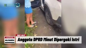 VIDEO : Asyik Bareng Wanita di Mobil, Anggota DPRD Minut Dipergoki Istri