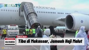 VIDEO : Tiba di Makassar, Jamaah Haji Malut Berlanjut ke Ternate, Ini Jadwal Lengkapnya