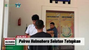 VIDEO : Kantongi Bukti Lengkap, Polres Halsel Tetapkan Kades Palamea Tersangka