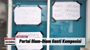 VIDEO : Ganti Komposisi Bacaleg, Puluhan Kader Geruduk Kantor DPW NasDem Malut