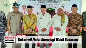 VIDEO : Kakanwil Dampingi Wagub, Sambut Kepulangan Jamaah Haji Maluku Utara