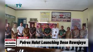 VIDEO : Polres Halut Launching Desa Rawajaya Tanpa Narkoba