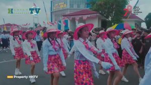 VIDEO : Full Formasi, Lomba Gerak Jalan Indah Tingkat SMP Start Dari Hibualamo Halmahera Utara