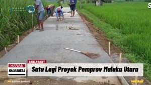 VIDEO : Satu Lagi Proyek Pemprov Malut Mangkrak Di Kecamatan Ini