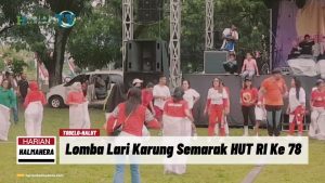 VIDEO : Lomba Lari Karung Semarak HUT RI Ke-78, Festival Anak Kampong bersama SSN