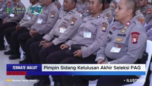 VIDEO : Harapan Wakapolda Maluku Utara saat Pimpin Sidang Kelulusan Akhir Seleksi PAG