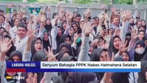 VIDEO : Senyum Bahagia PPPK Nakes Halsel, Terima SK Plus 4 Bulan Gaji dari Bupati Usman Sidik