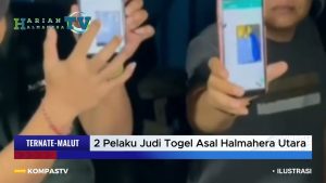 VIDEO : 2 Pelaku Judi Togel Asal Halmahera Utara, Ditangkap Resmob Polda Malut