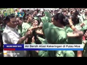 VIDEO : Menhan Prabowo Resmikan 16 Sumur Air Bersih Atasi Kekeringan di Pulau Moa