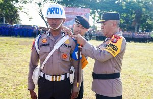 Persiapan Hadapi Pemilu 2024, Polda Malut Gelar Ops Mantap Brata Kie Raha