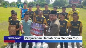 VIDEO : Penyerahan Hadiah Bola Dandim Cup Di Perayaan Hari Ulang Tahun TNI ke-78